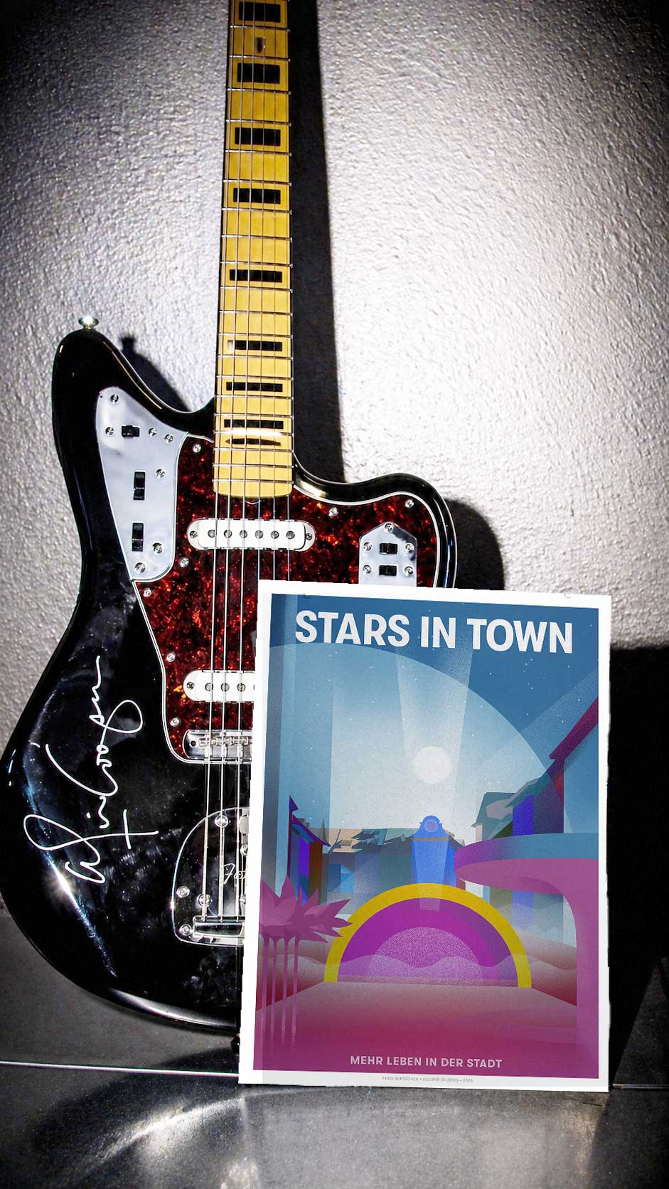 STARS IN TOWN JUBILÄUMS-POSTER – Exklusives Design von Faro Burtscher (Fronwagplatz)
