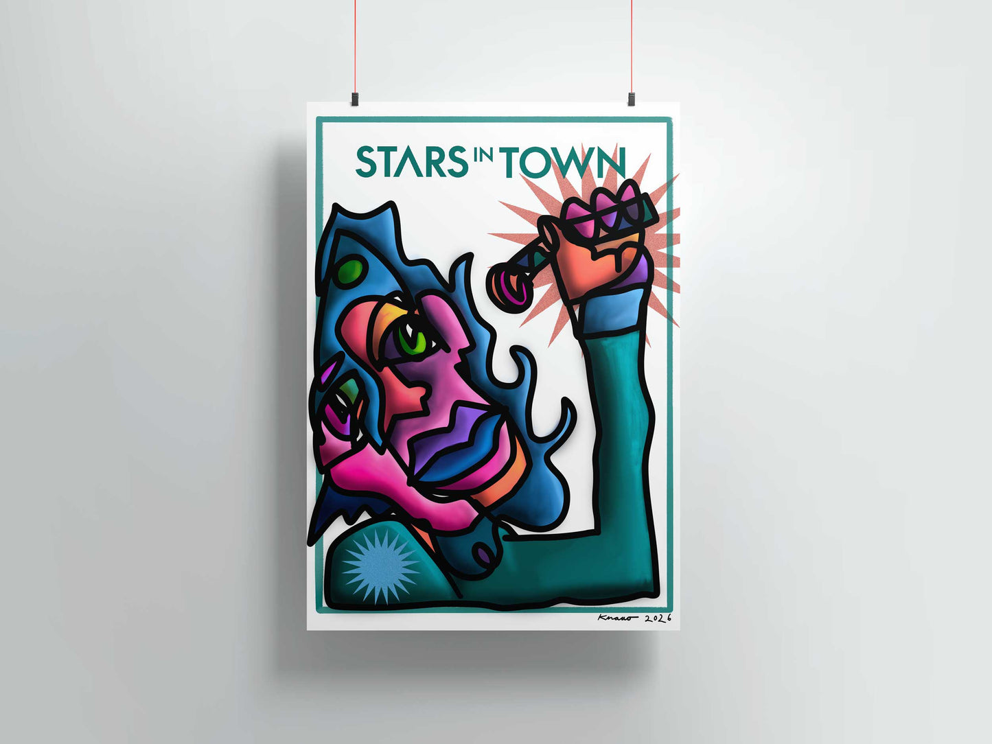 STARS IN TOWN JUBILÄUMS-POSTER – Exklusives Design von Knaao