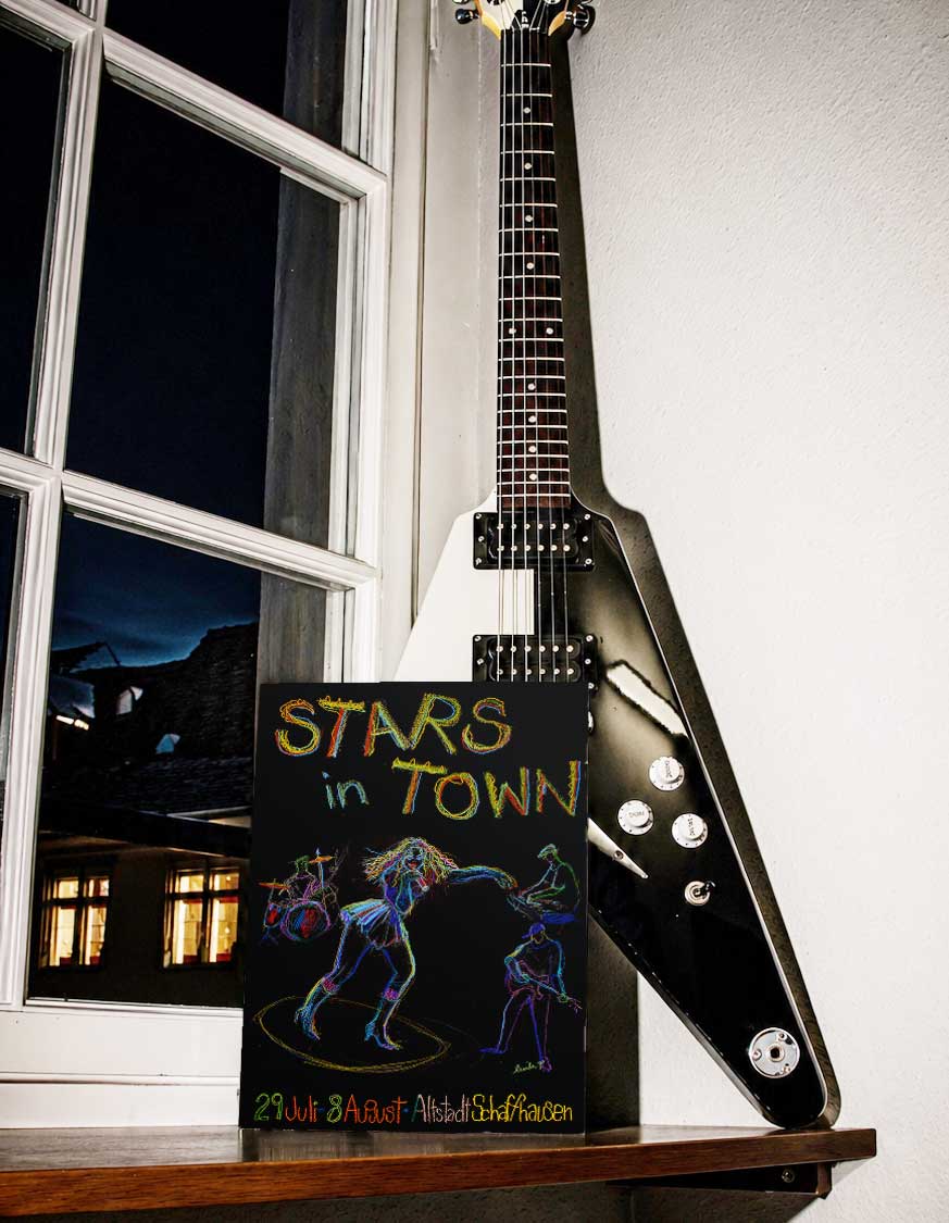 STARS IN TOWN JUBILÄUMS-POSTER – Exklusives Design von Linda Graedel