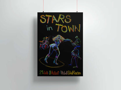 STARS IN TOWN JUBILÄUMS-POSTER – Exklusives Design von Linda Graedel