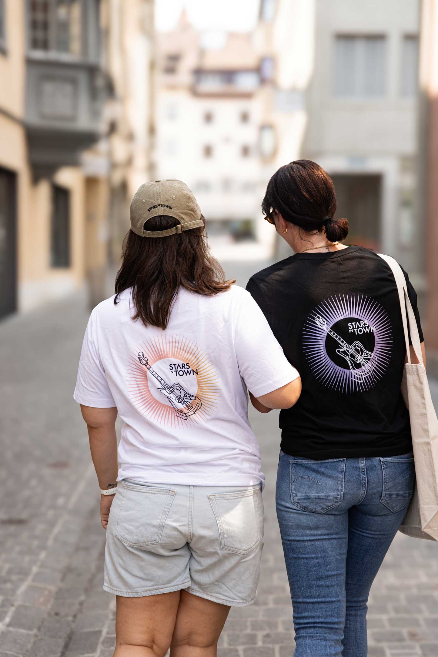T-Shirt mit Gitarren-Design